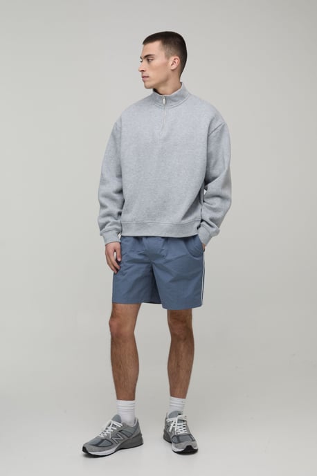 Baggy Short Length Piping Nylon Short - Image 4