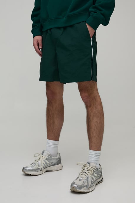 Baggy Short Length Piping Nylon Short - Image 1