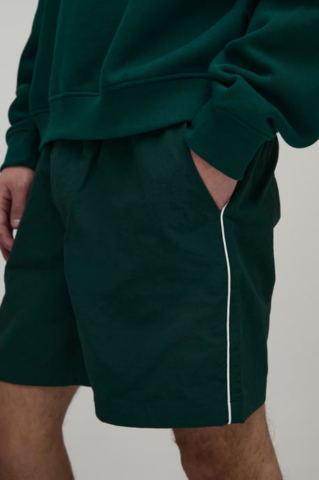 Baggy Short Length Piping Nylon Short - Image 3