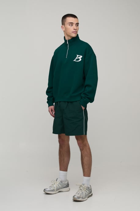 Baggy Short Length Piping Nylon Short - Image 4