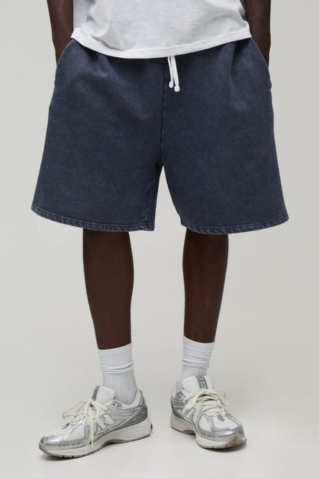 Baggy Fit Essential Washed Jersey Short - Image 1
