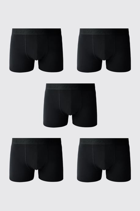 5 Pack Black Man Sport Boxers - Image 1