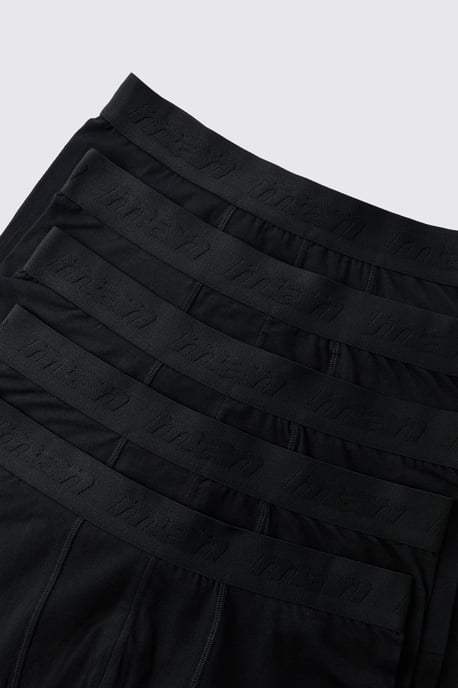 5 Pack Black Man Sport Boxers - Image 2