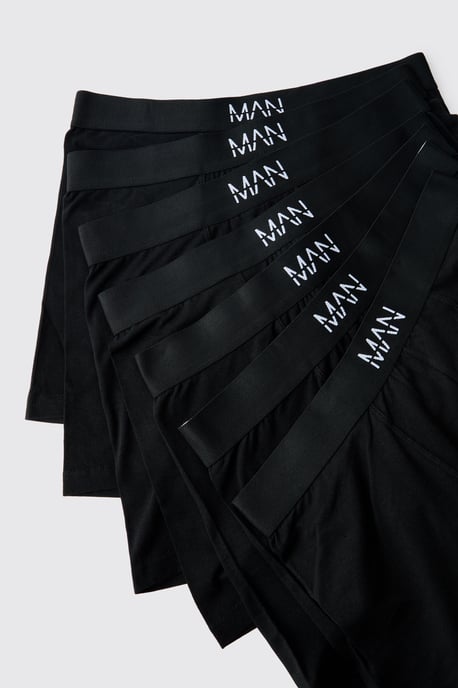 7 Pack Black MAN Boxers - Image 2