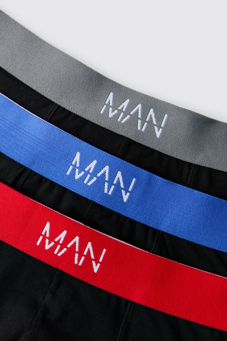 3 Pack Multi Waistband MAN Boxers - Image 4