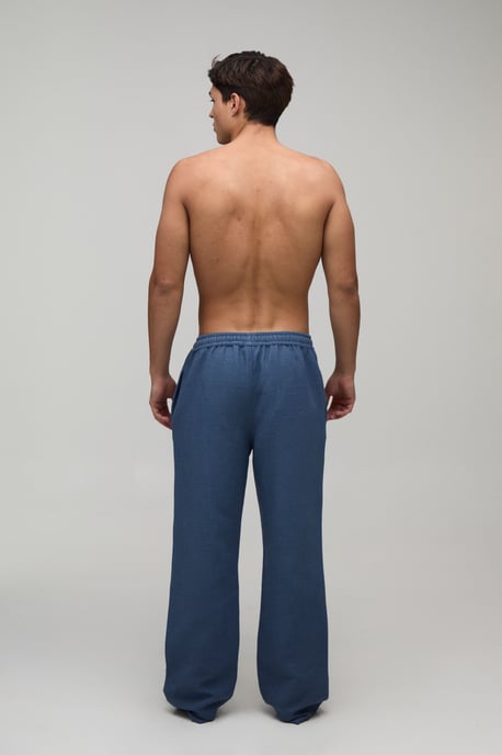 Relaxed Fit Waffle Lounge Bottoms - Image 2