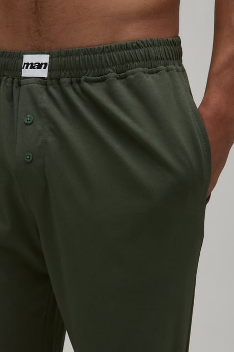 Relaxed Fit Jersey Lounge Bottoms - Image 3