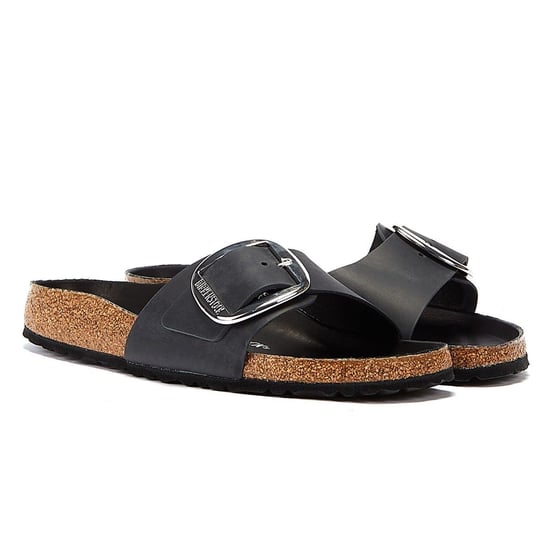 Birkenstock Madrid Big Buckle Oiled Leather Womens Sandals - Image 1