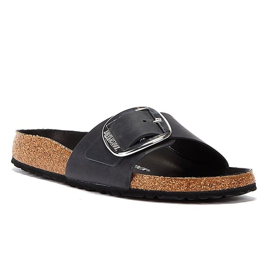 Birkenstock Madrid Big Buckle Oiled Leather Womens Sandals - Image 2