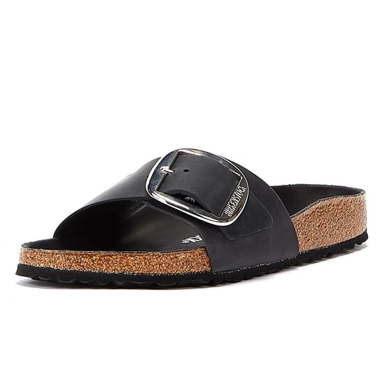 Birkenstock Madrid Big Buckle Oiled Leather Womens Sandals - Image 3