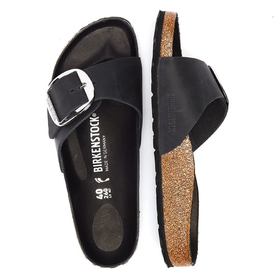 Birkenstock Madrid Big Buckle Oiled Leather Womens Sandals - Image 6