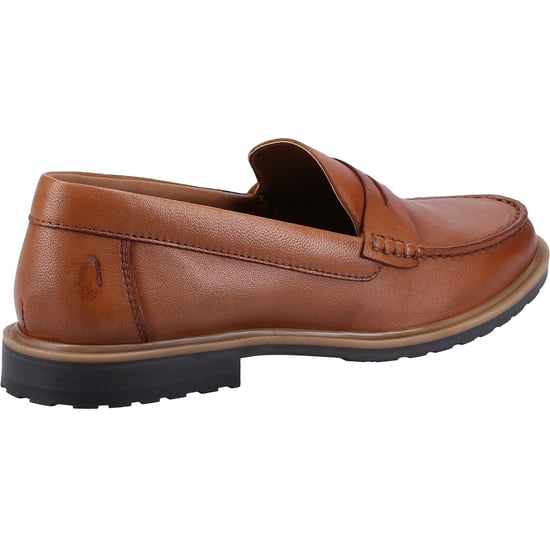 Hush Puppies Verity Slip On Leren Damesslippers In Tan. - Image 2