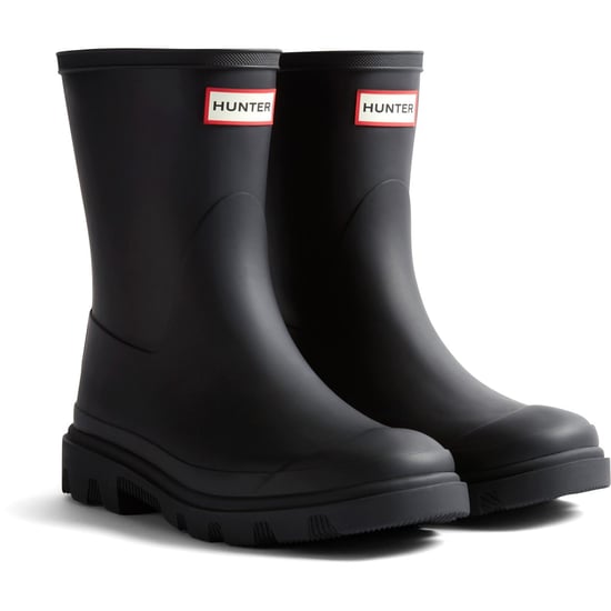 Hunter Downpour Short Rubber Women's Black Wellington Boots - Image 1