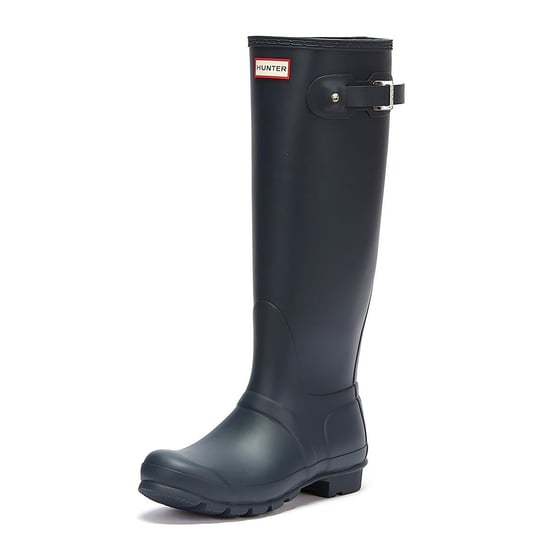 Shop Voor Hunter Original Tall Dames Navy Regenlaarzen - Image 4