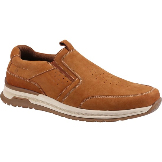 Hush Puppies Cole Läder Herrs Bruna Loafers - Image 1