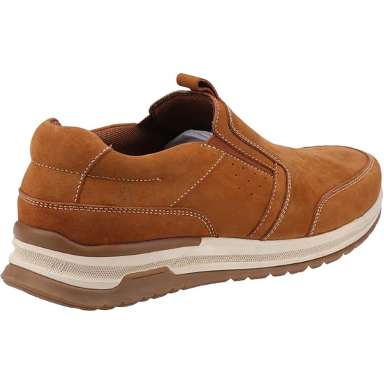 Hush Puppies Cole Läder Herrs Bruna Loafers - Image 2