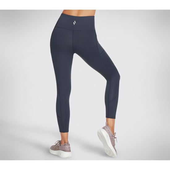 Skechers Performance GOWALK Wear Högmidjade 7/8 Nylon Dam Blå Sportleggings - Image 3