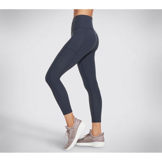 Skechers Performance GOWALK Wear Högmidjade 7/8 Nylon Dam Blå Sportleggings - Image 4