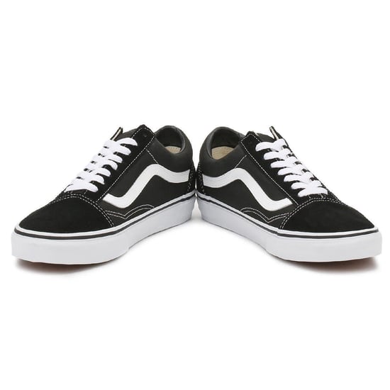 Vans Old Skool Dames Zwart Canvas Trainers - Image 6
