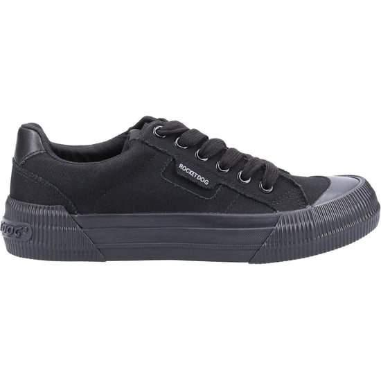 Rocket Dog Cheery Tyg Dam Svarta Sneakers - Image 4