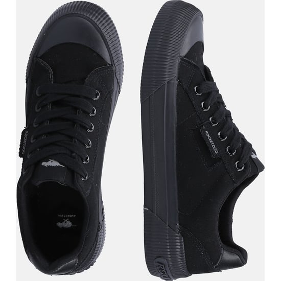 Rocket Dog Cheery Tyg Dam Svarta Sneakers - Image 6