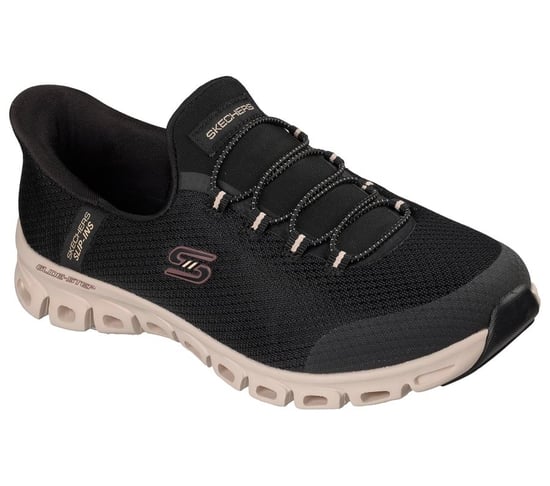 Skechers Slip-Ins Glide Step Vibey Mesh Women's Black Trainers - Image 1