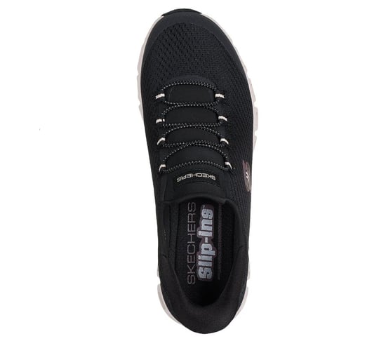 Skechers Slip-Ins Glide Step Vibey Mesh Women's Black Trainers - Image 4
