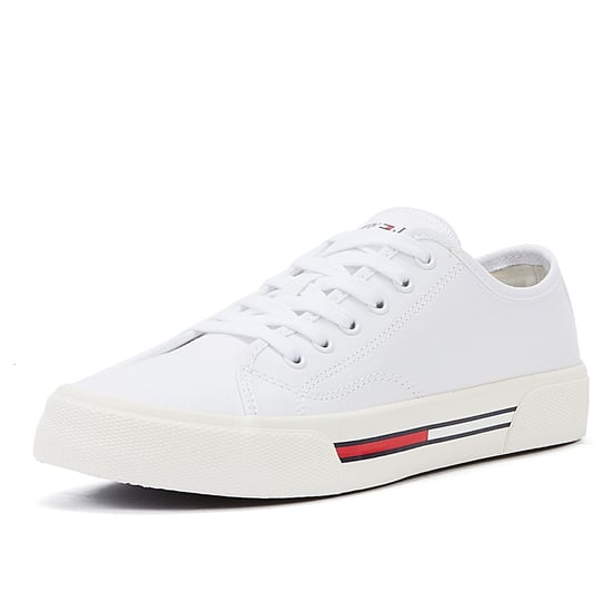 Winkel Voor Tommy Hilfiger Tommy Jeans Lage Canvas Damessneakers In Het Wit - Image 2