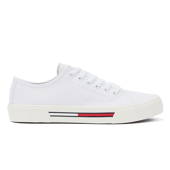 Winkel Voor Tommy Hilfiger Tommy Jeans Lage Canvas Damessneakers In Het Wit - Image 4