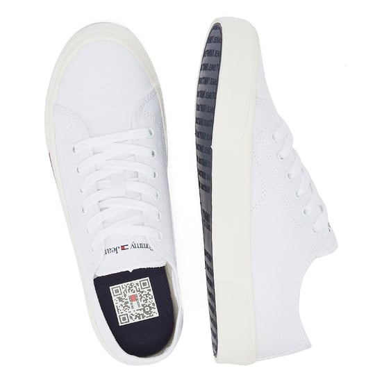 Winkel Voor Tommy Hilfiger Tommy Jeans Lage Canvas Damessneakers In Het Wit - Image 6