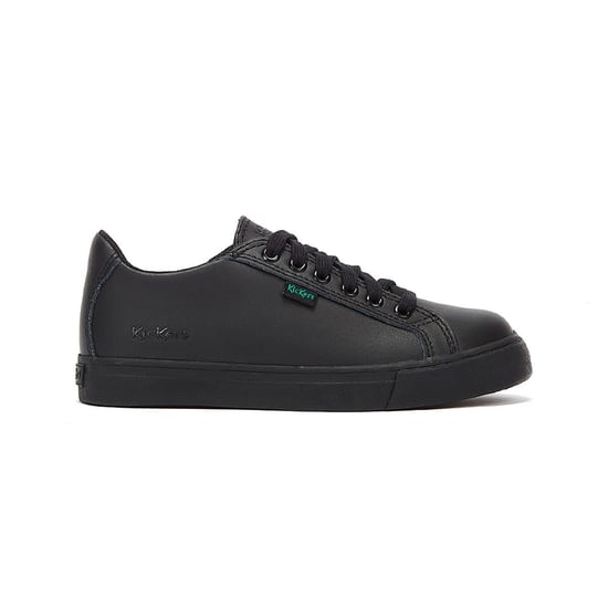 Kickers Tovni Lacer Leather Junior Black Trainers - Image 4