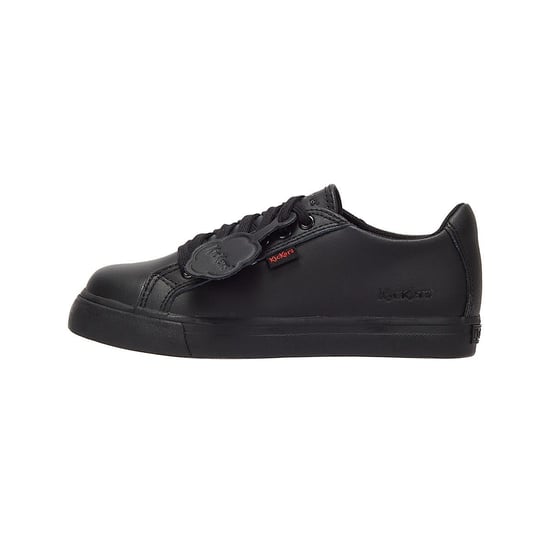 Kickers Tovni Lacer Leather Junior Black Trainers - Image 5
