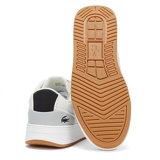 Lacoste L001 0722 2 Mens White / Black Trainers - Image 4