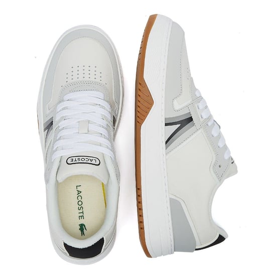 Lacoste L001 0722 2 Mens White / Black Trainers - Image 6