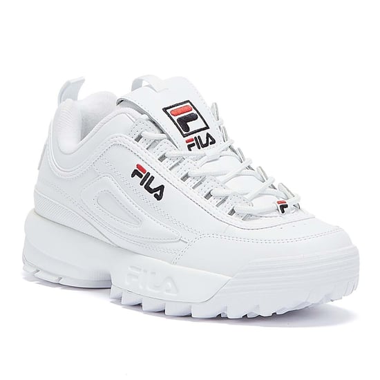 Shop Voor Fila Disruptor Ii Witte Premium Unisex Trainers - Image 2