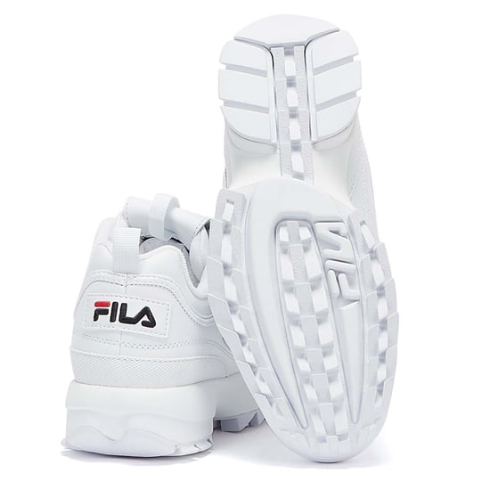 Shop Voor Fila Disruptor Ii Witte Premium Unisex Trainers - Image 4