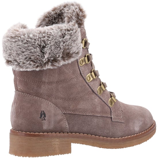 Hush Puppies Florence Leather Women's Taupe Boots - Image 2