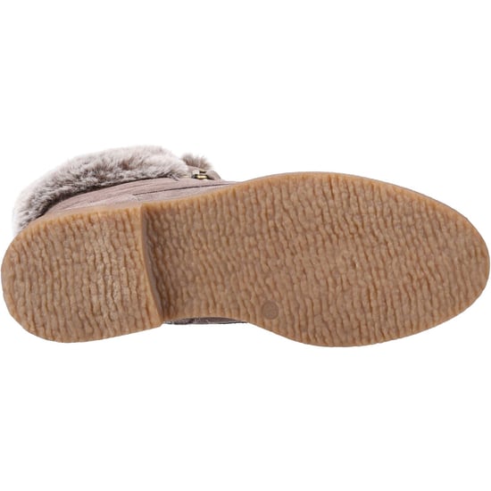 Hush Puppies Florence Leather Women's Taupe Boots - Image 3