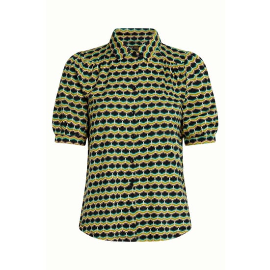 King Louie Carina blouse drift ponderosa green - Image 3