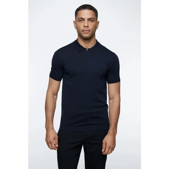 Genti Polo zip cool dry dark - Image 4