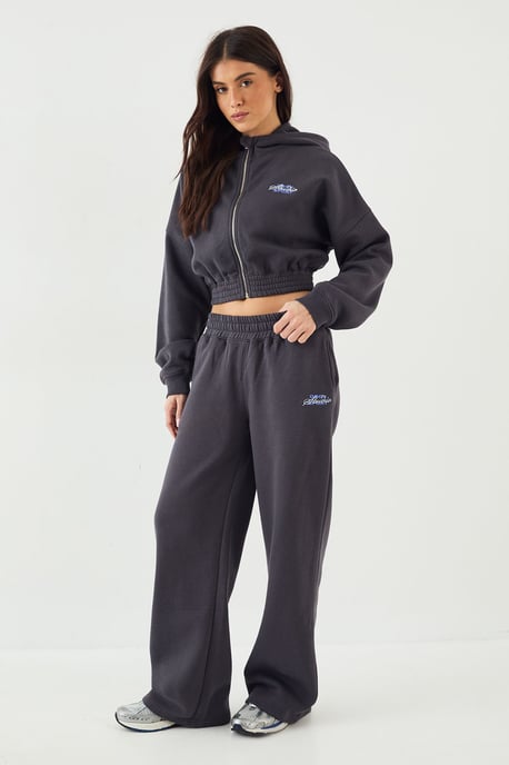 DSGN Studio Sport Boxy Crop Zip Through Hoodie - Image 3