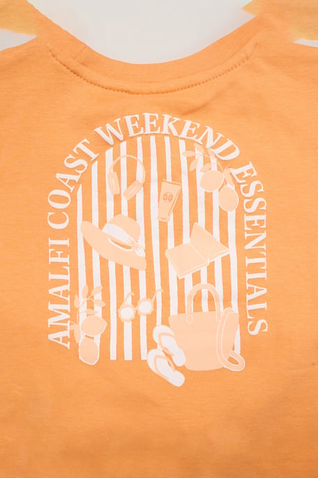 Amalfi Coast Printed Tee and Linen Shorts - Image 5