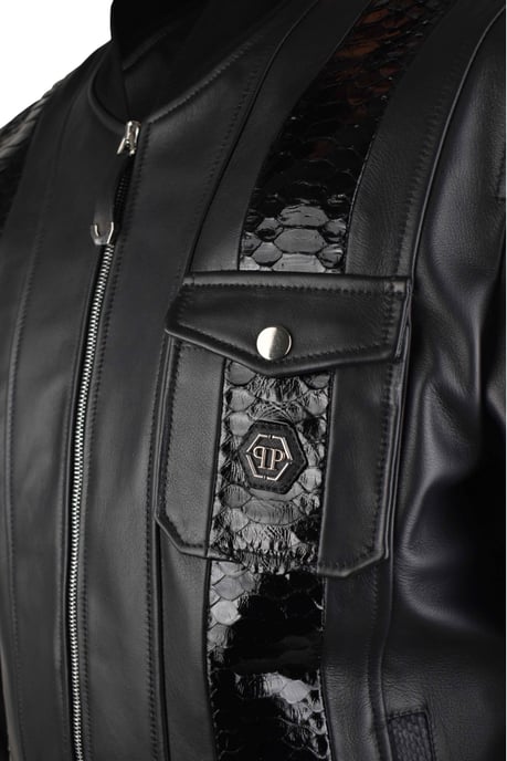 Philipp Plein Läderjacka Svart - Image 3