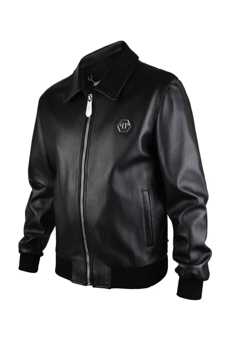 Philipp Plein Leather jacket Black - Image 4