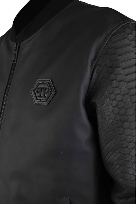 Philipp Plein Läderjacka Svart - Image 3