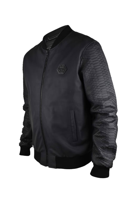 Philipp Plein Läderjacka Svart - Image 4