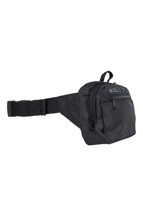RFID Travel Bum Bag Unisex Lightweight Adjustable Belt Lockable Zip Crossbody Black - Image 4