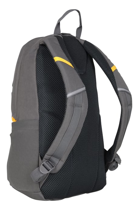 'Pace' Unisex Rucksack Water Resistant Reflective Backpack Grey - Image 3