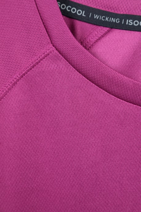 'Endurance' Women's Top Sun Protection Breathable Sports Tee Purple - Image 5