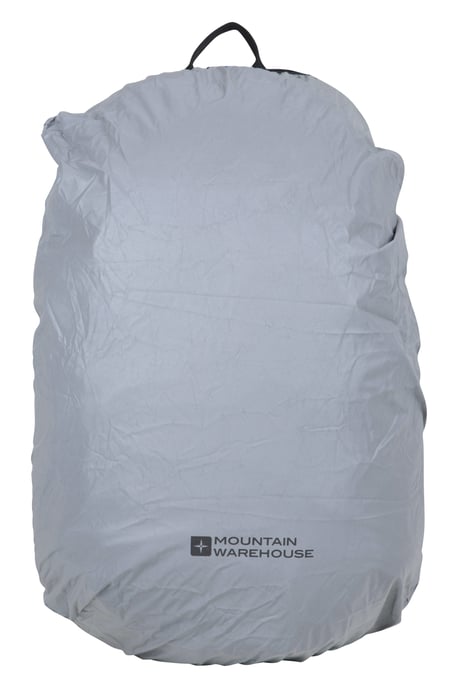 Iso-Vis Rucksack Rain Cover Waterproof Reflective Camping Backpack Protector Silver - Image 1